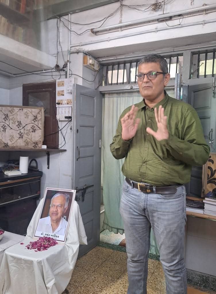 Prof.Narlikar Memorial Meeting in Ahmedabad