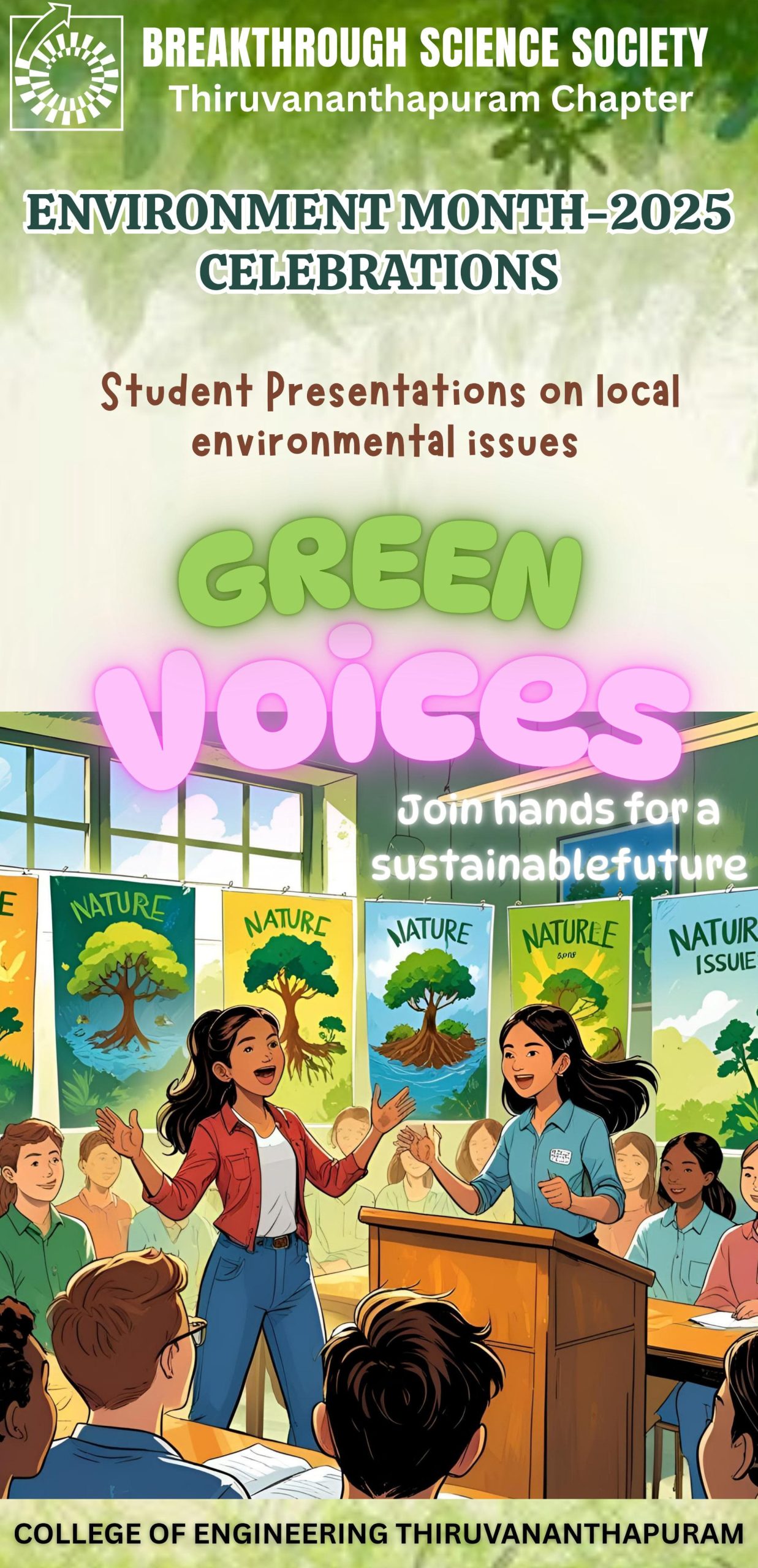 World Environment Day Programs – BSS Trivandrum Chapter