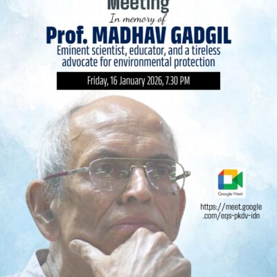 Prof Madhav Gadgil Memorial Meeting