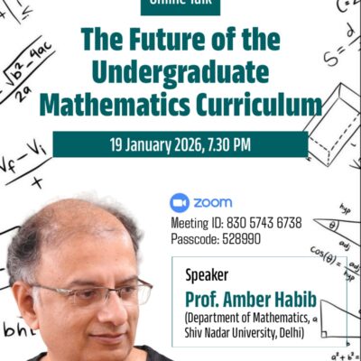Webinar: “The Future of the Undergraduate Mathematics Curriculum
